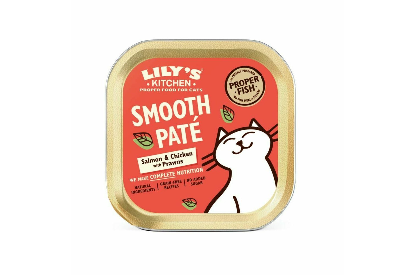  19 X 85g Lily's Kitchen Smooth Pate Salmon & Chicken Cat Food
