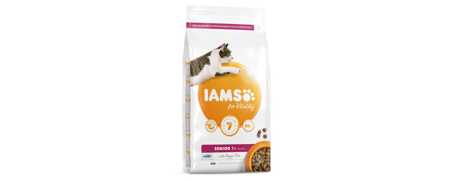  Iams Vitality Senior Cat Food With Ocean Fish