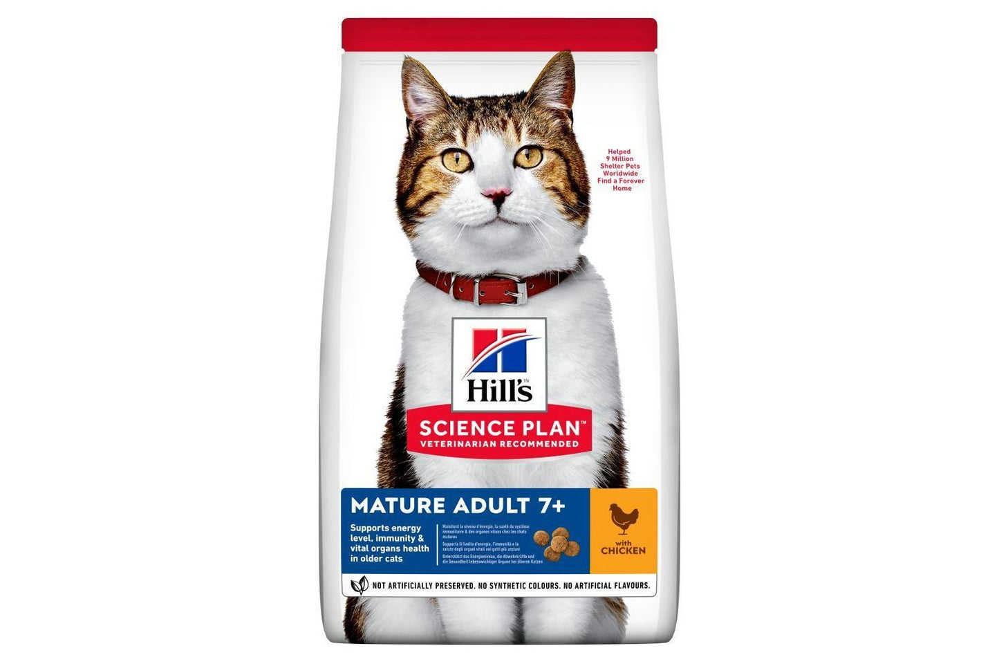  Hill's Science Plan Mature Adult Dry Cat Food Chicken