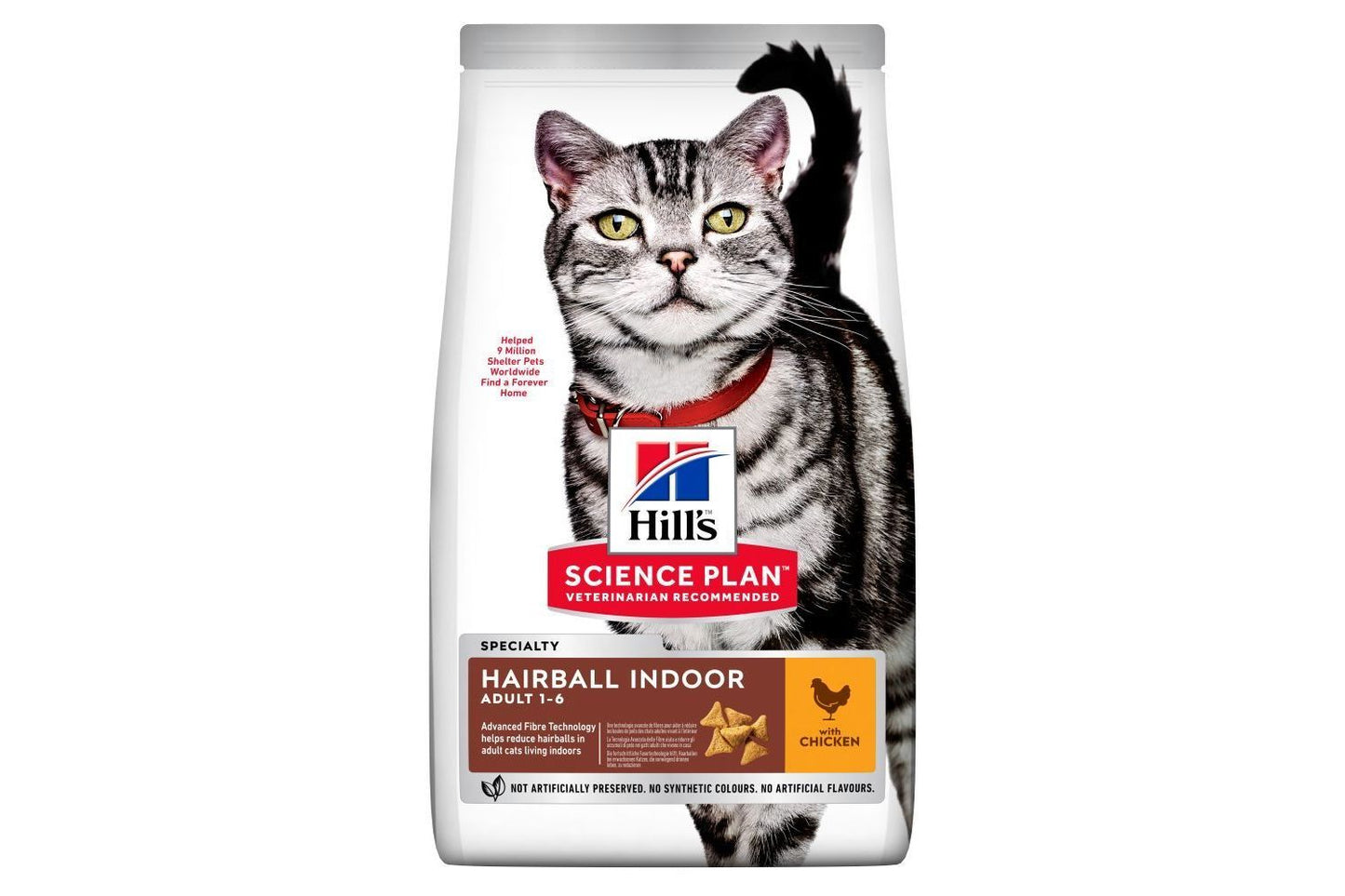  Hill's Science Plan Adult Hairball & Indoor Feline Cat Chicken