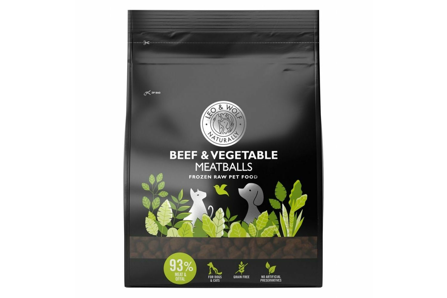  Leo & Wolf Dog Beef & Vegetable Meatballs 1kg