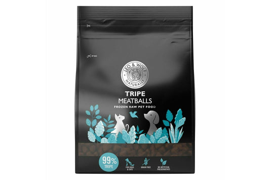  Leo & Wolf Dog Tripe Meatballs 1kg