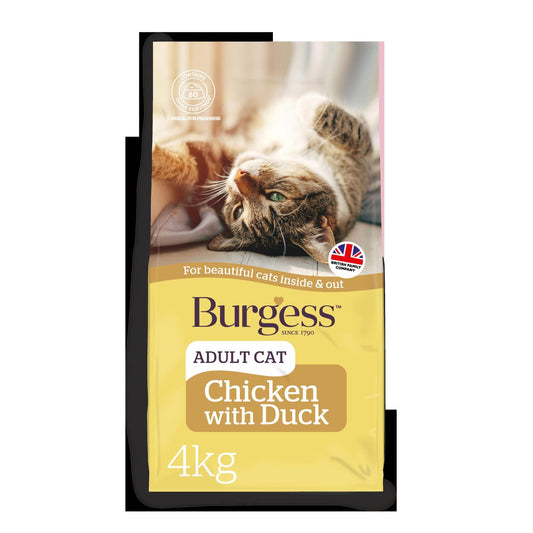  Burgess Dry Adult Cat Food Chicken With Duck