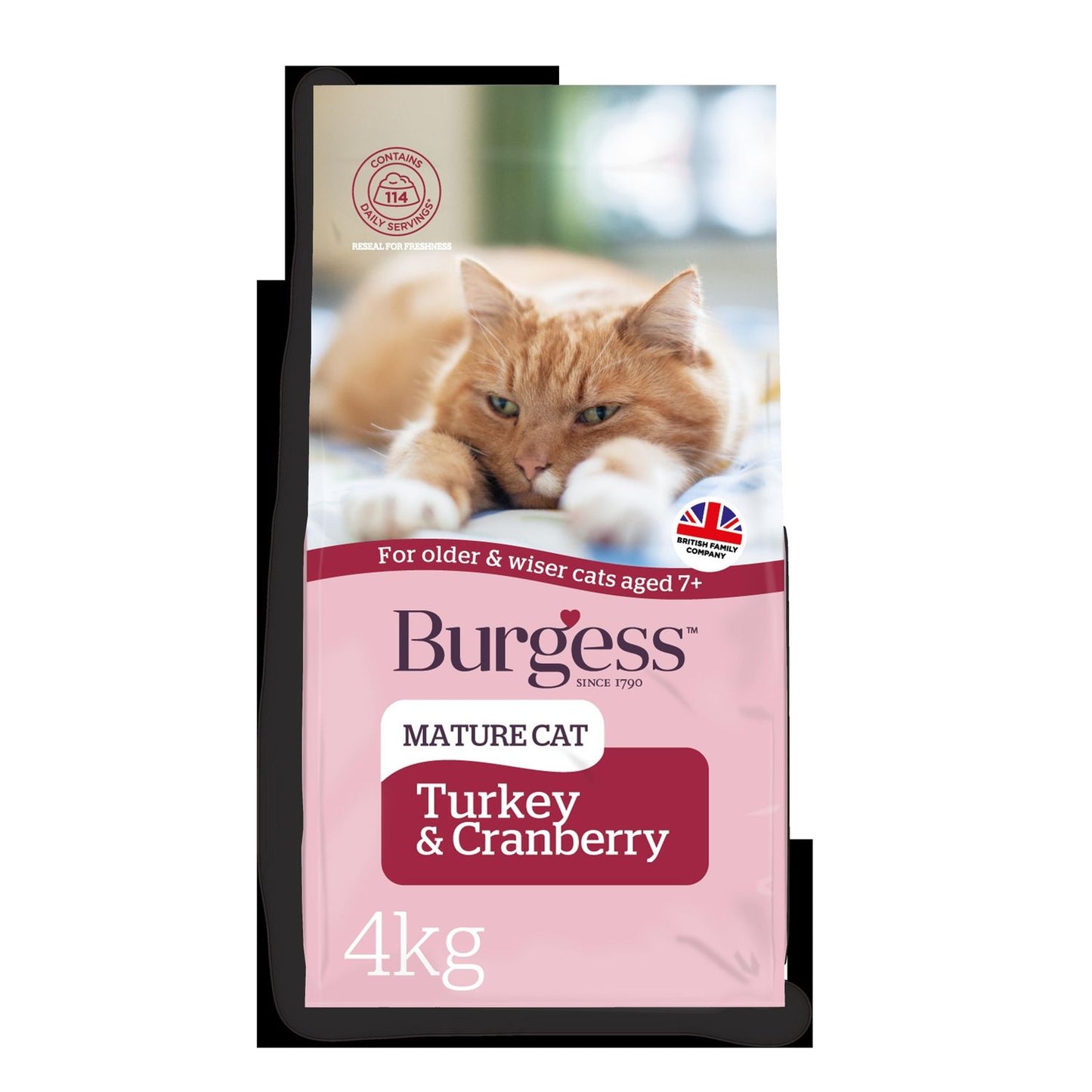  Burgess Mature With Turkey & Cranberry Dry Food For Cats