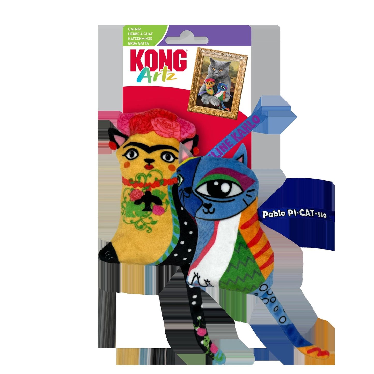  KONG Artz Kahlo / Picasso Cat Toy