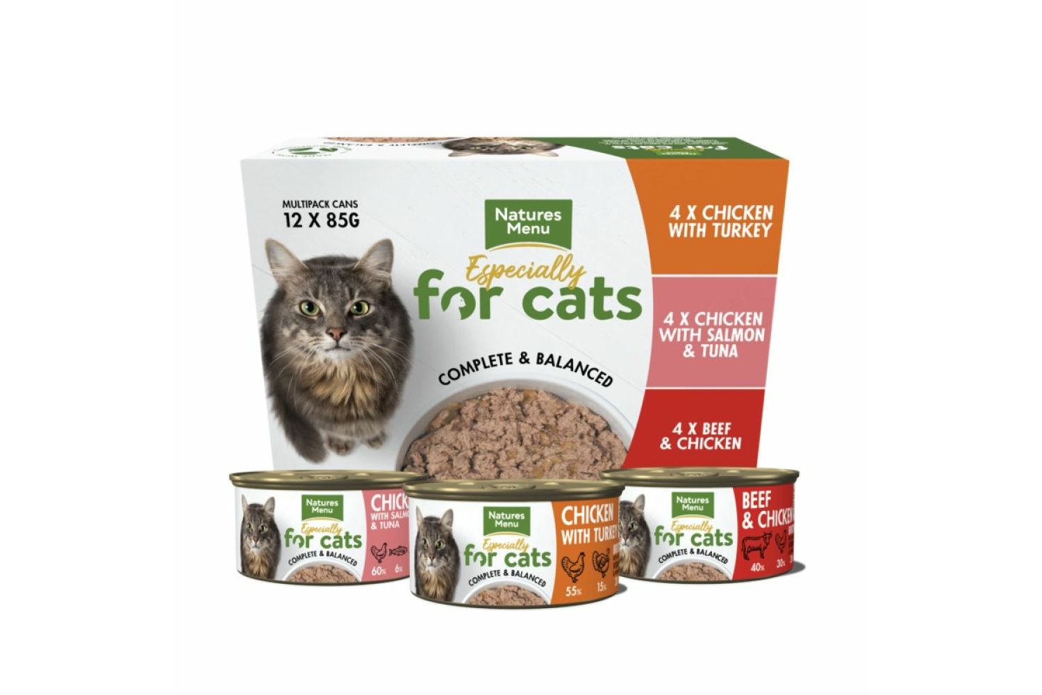  Natures Menu Complete Multipack Wet Cat Food 12 X 85g