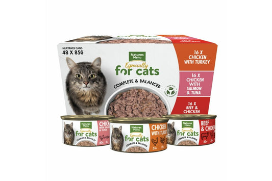  48 X Natures Menu Multipack Wet Cat Food 85g