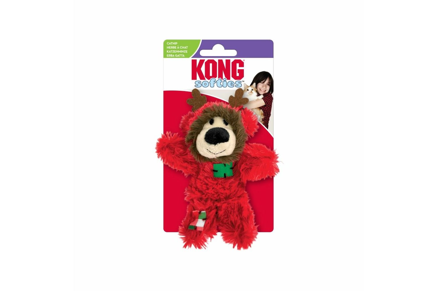  KONG Pajama Bear Cat Toy