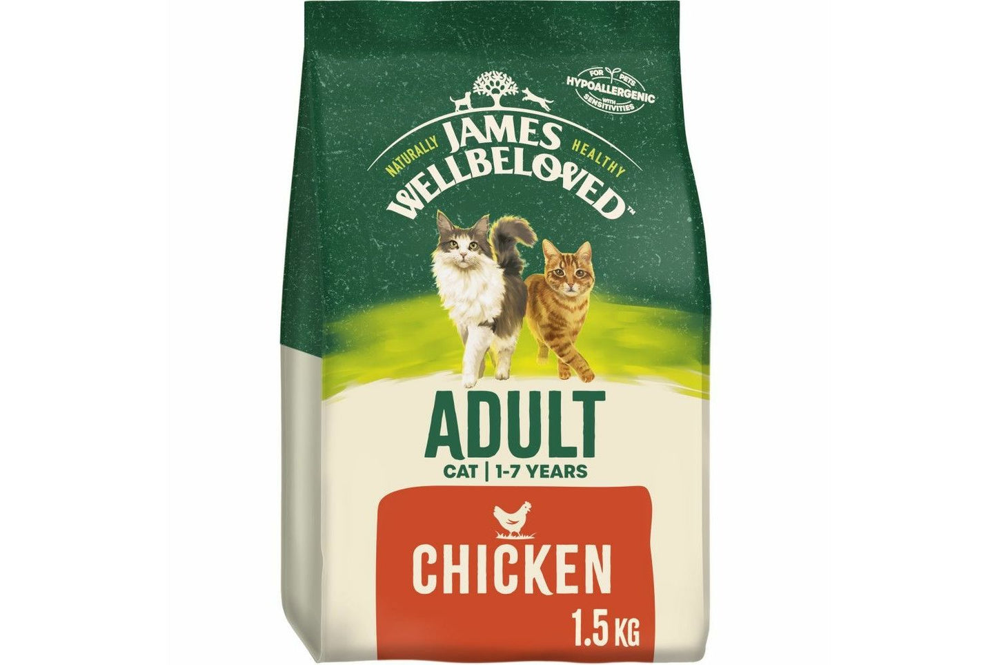  James Wellbeloved Cat Food Adult With Chicken And Rice