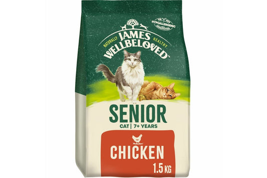 James Wellbeloved Cat Food Senior With Chicken And Rice 1.5kg