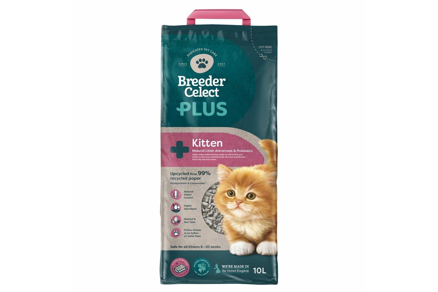  Breeder Celect PLUS Kitten Paper Cat Litter