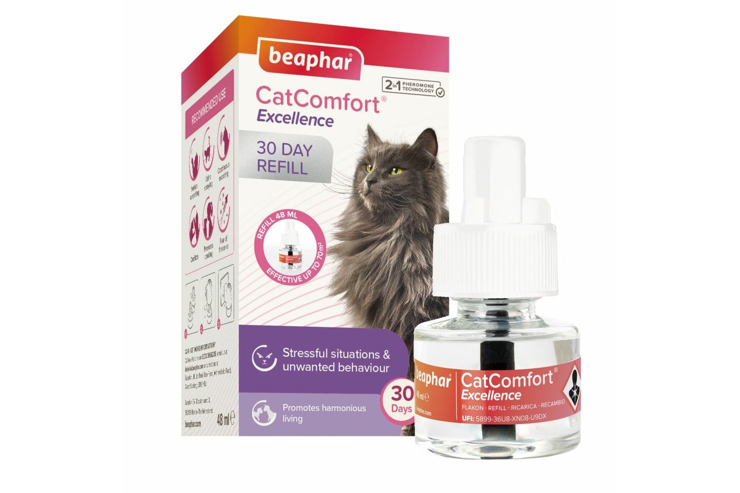  Beaphar CatComfort Excellence Calming Diffuser Refill 48ml