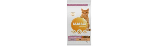  Iams Adult Cat Food Vitality Sensitive Digestion Turkey 2kg