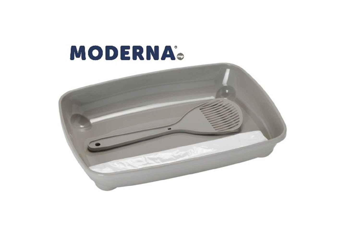  Moderna Kitten Litter Starter Kit Warm Grey