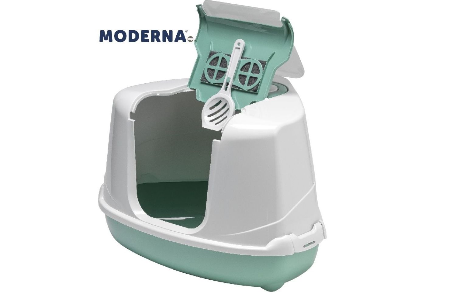  Moderna Hooded Cat Loo Soft Green