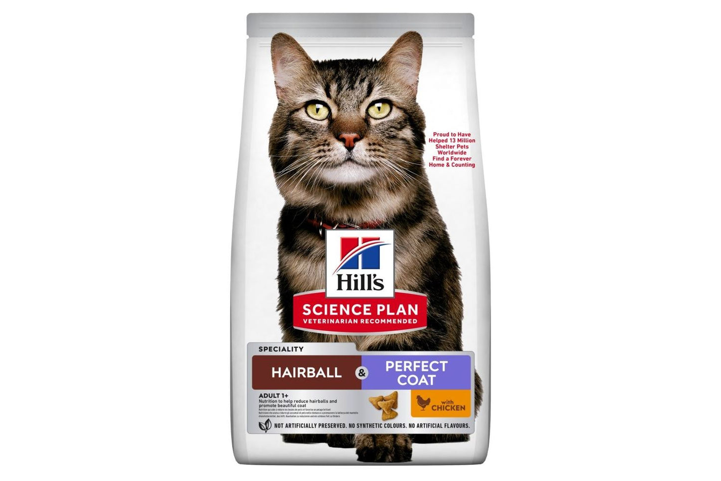 Hill's Hills Science Plan Adult Hairball & Coat Cat Food 1.5kg