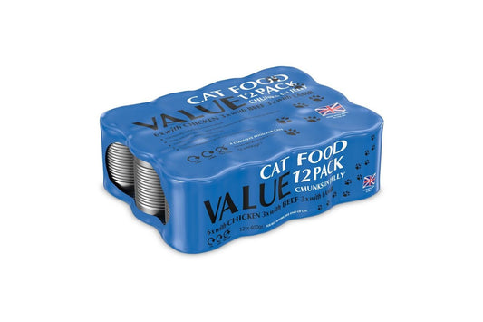  Value Cat Food Chunks In Jelly 12pk