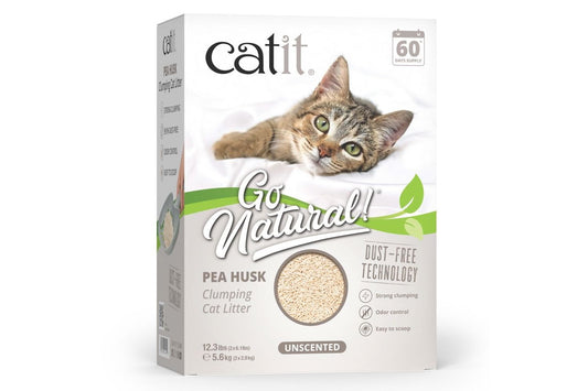  Catit Pea Husk Unscented Clumping Cat Litter