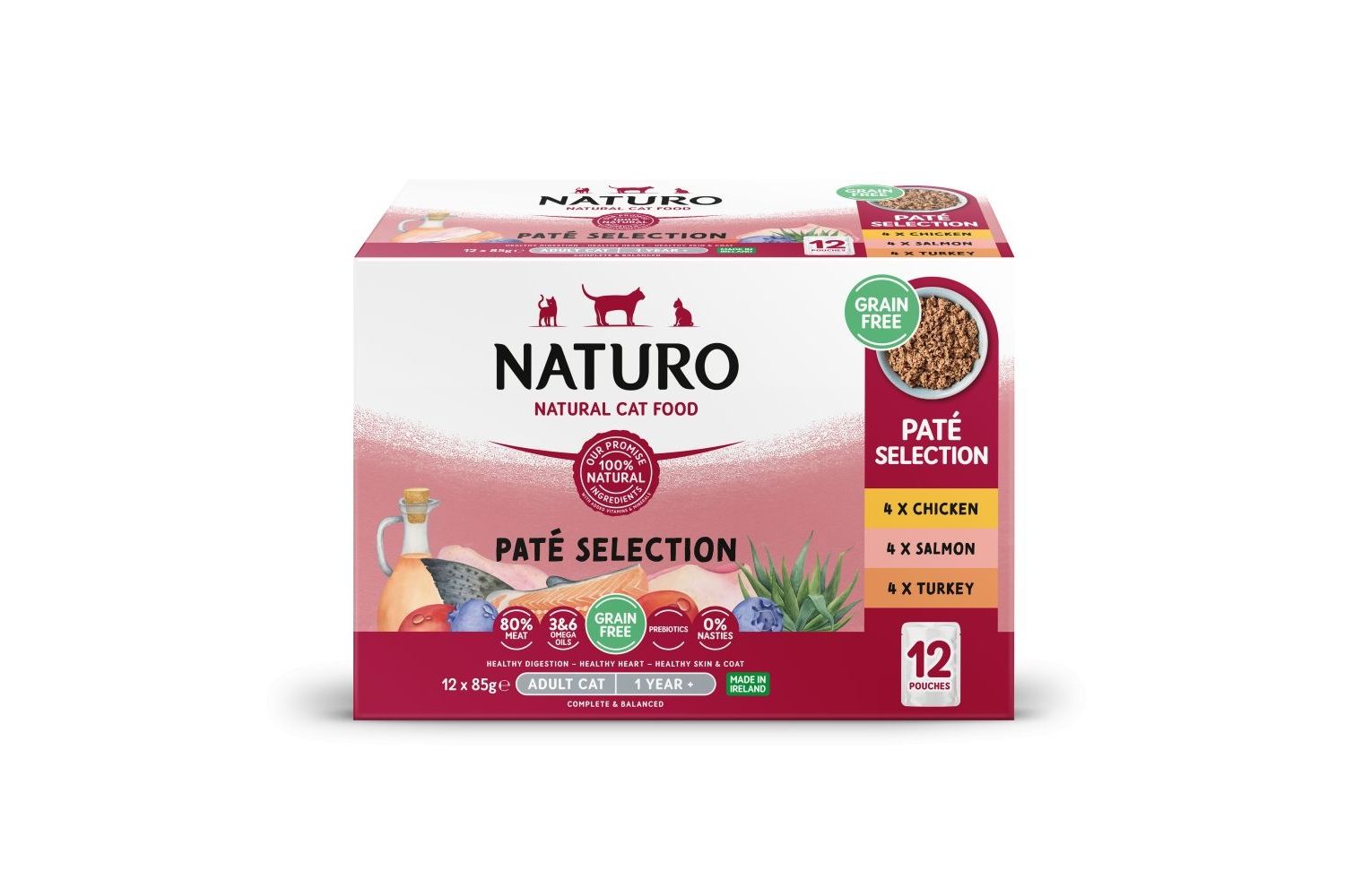  Adult Cat Pate Selection Box 12pk