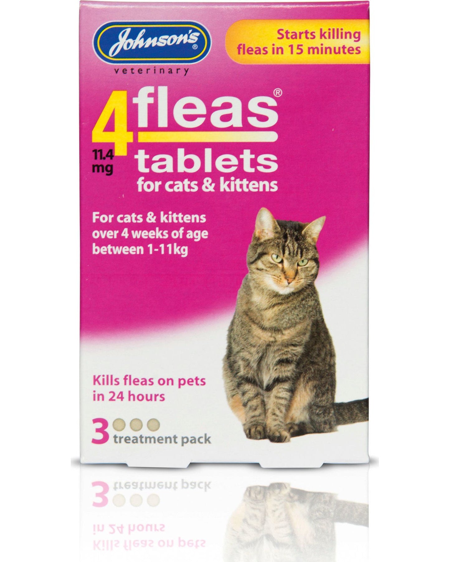  Johnson's 4fleas Tablets For Cats And Kittens - 3 Treatments