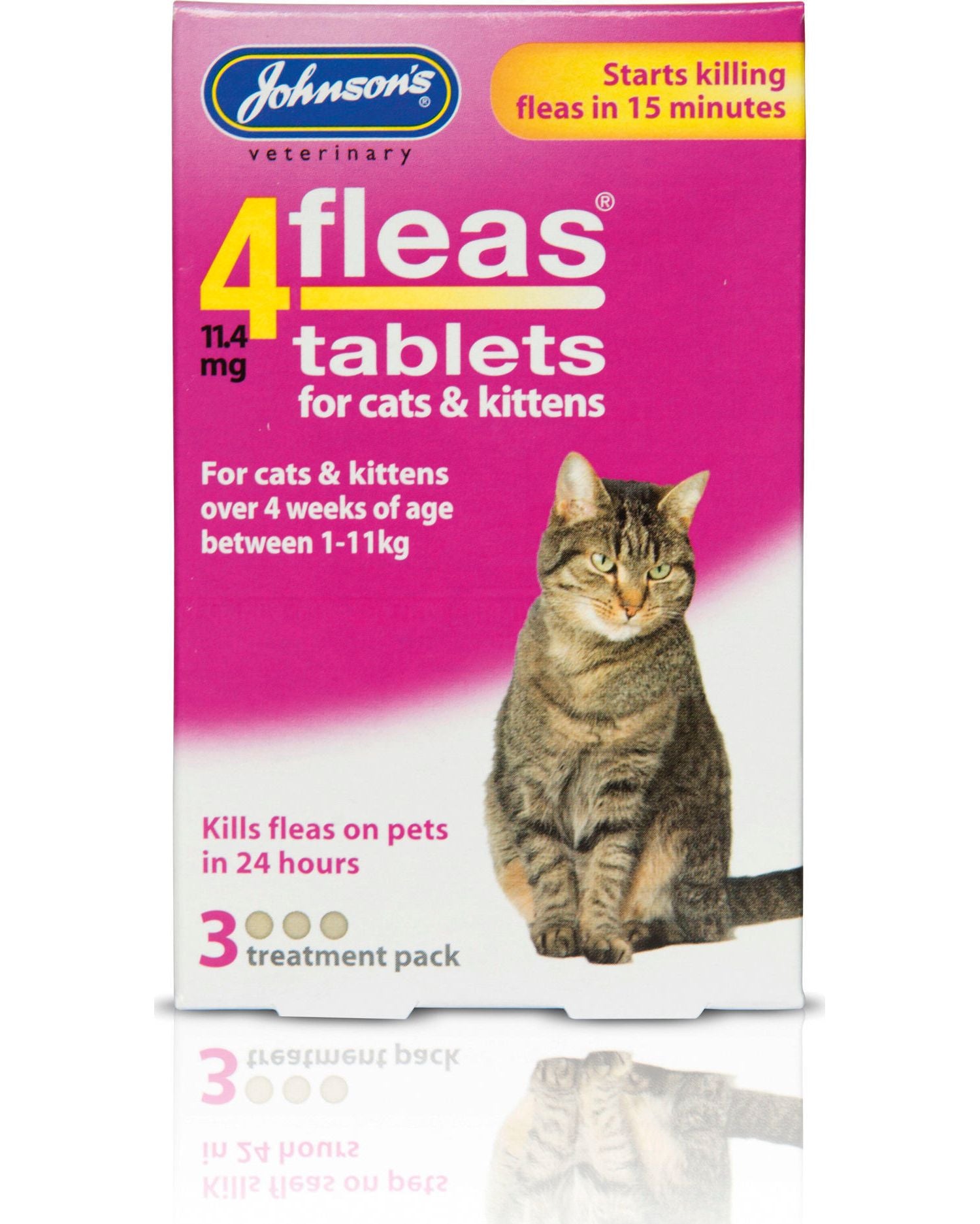  Johnson's 4fleas Tablets For Cats And Kittens - 3 Treatments