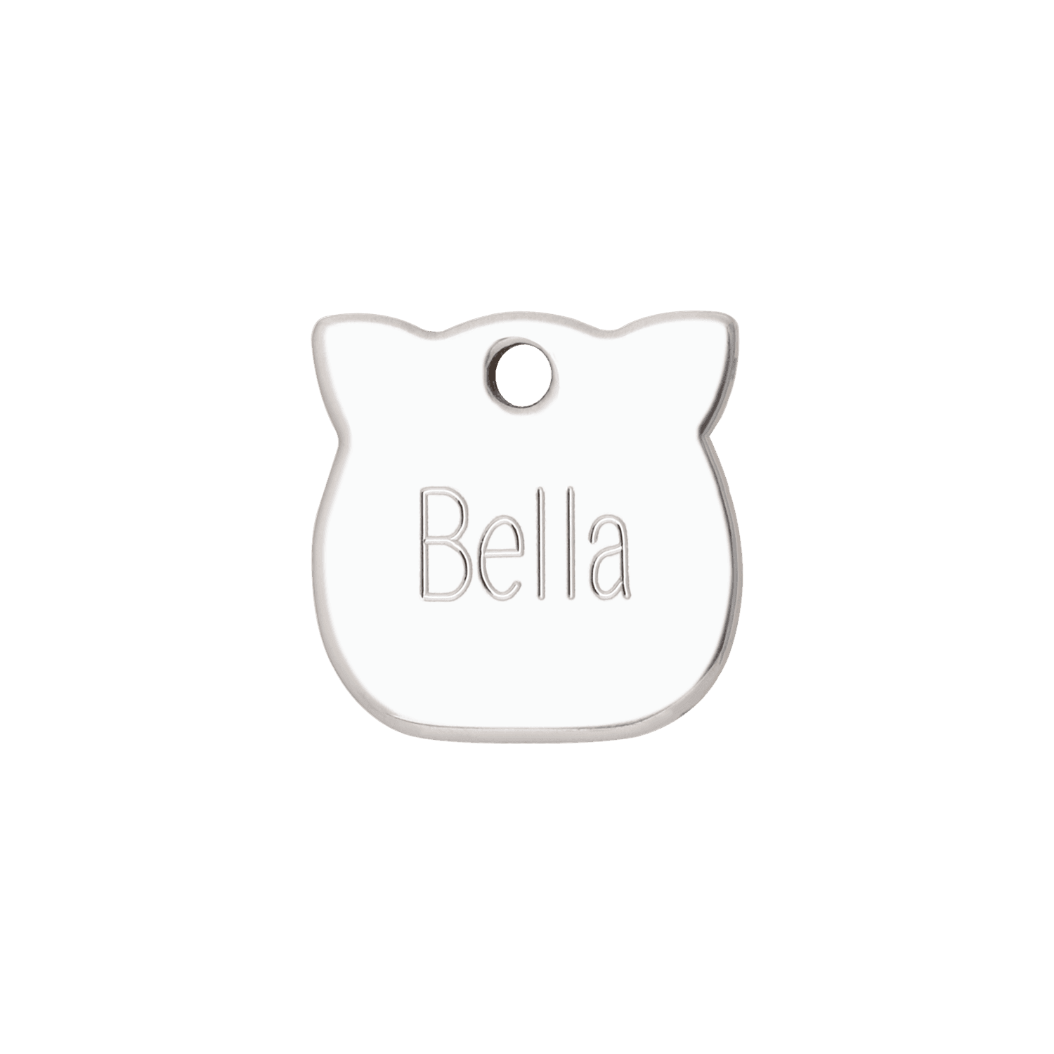  Red Dingo Stainless Steel Engraved Cat Tag Cat
