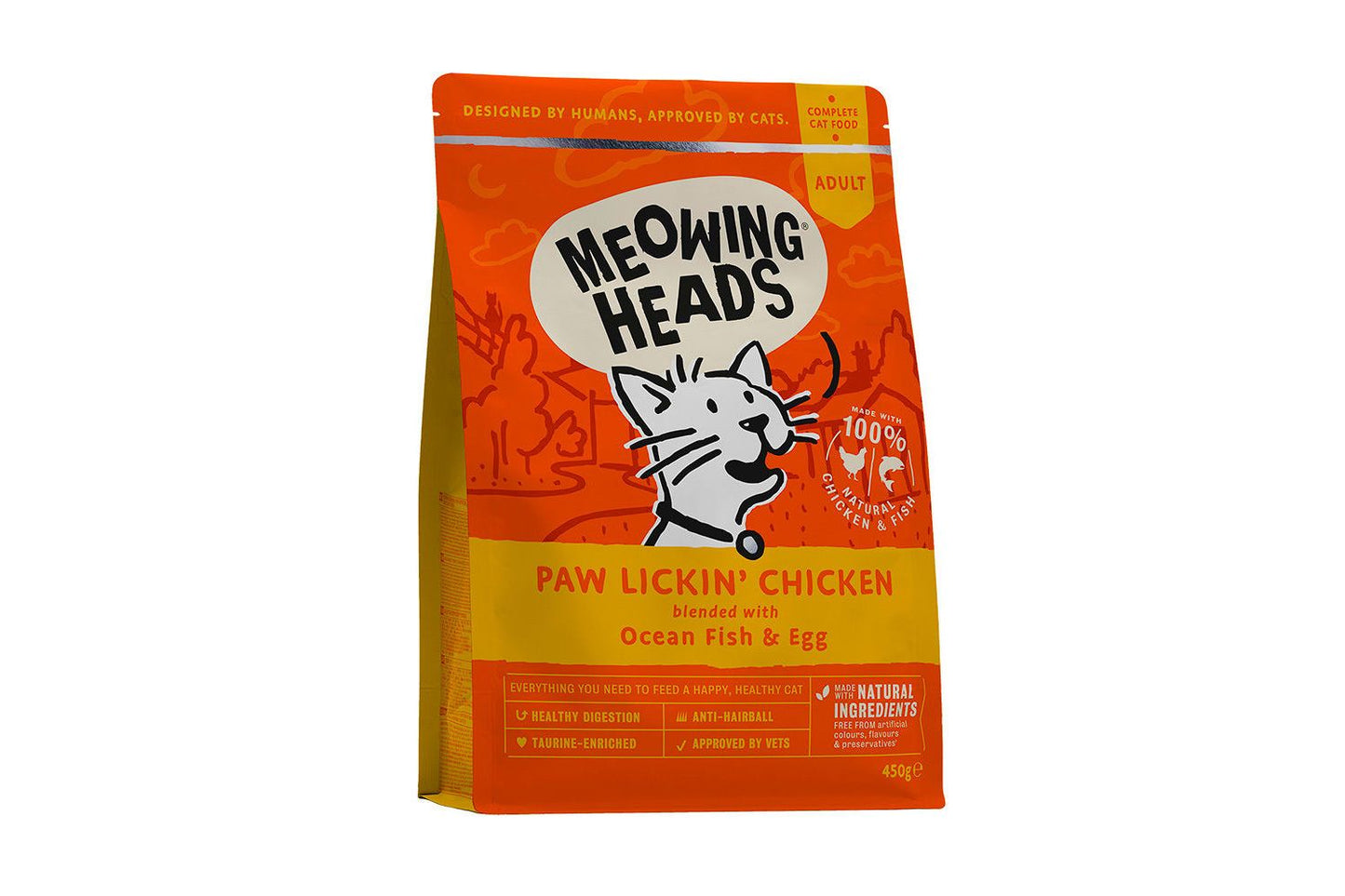  Meowing Heads Paw Lickin' Chicken Dry Cat Food