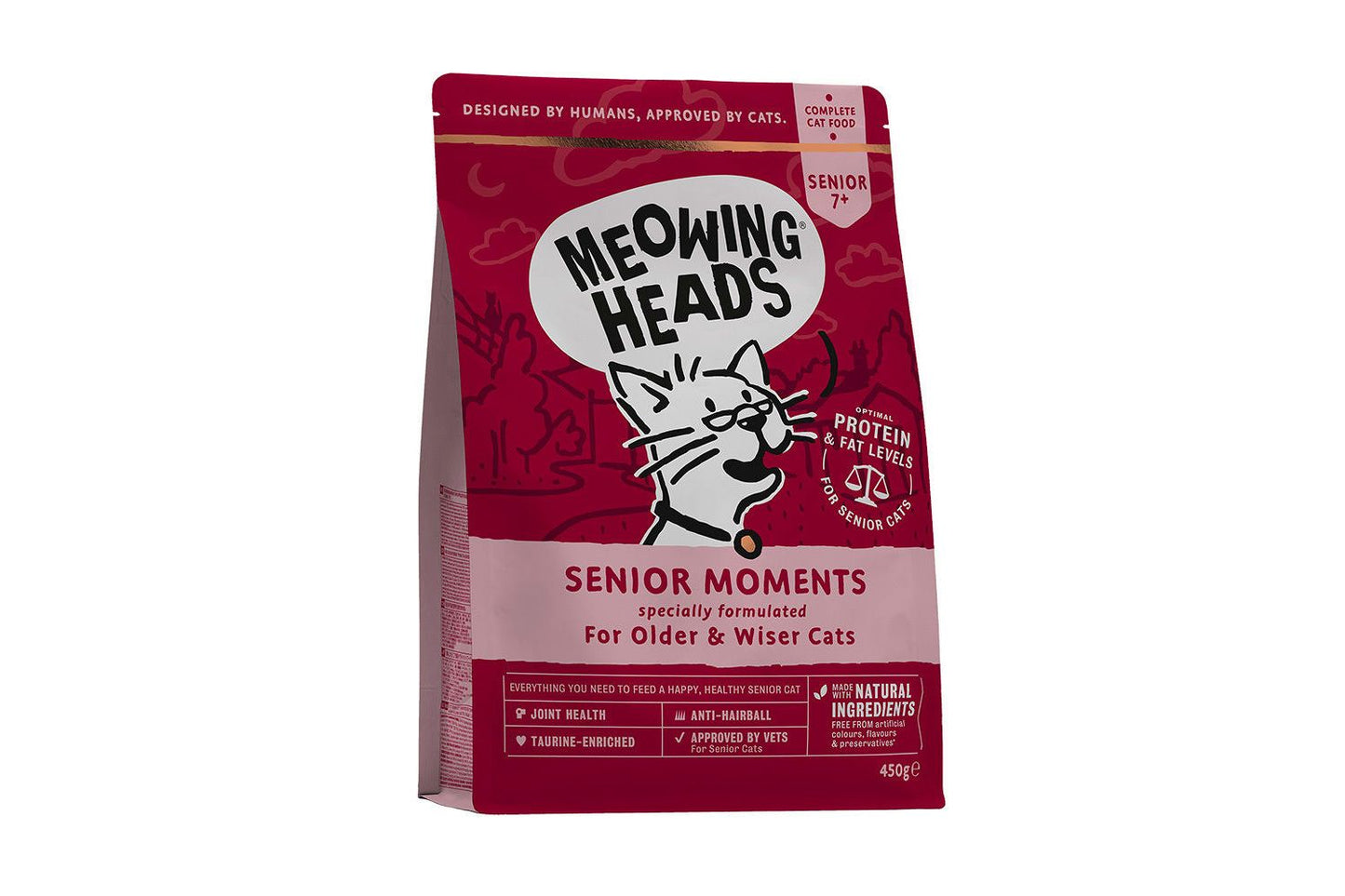  Meowing Heads Senior Moments Dry Cat Food