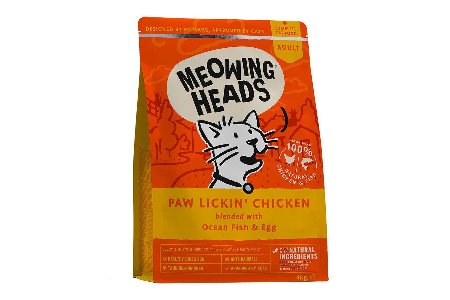  Meowing Heads Paw Lickin' Chicken Dry Cat Food