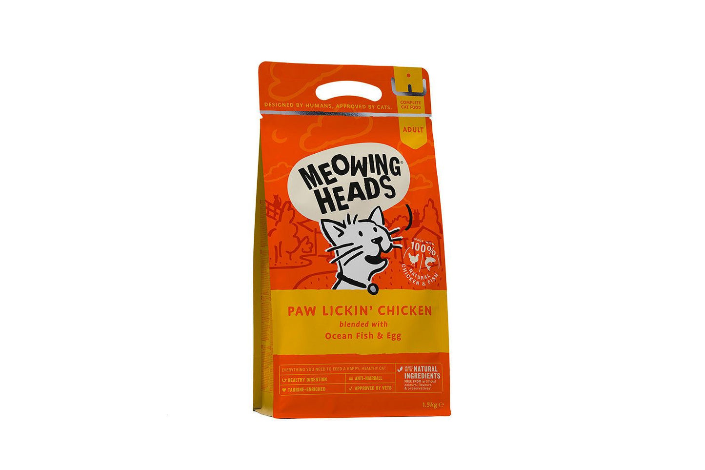  Meowing Heads Paw Lickin' Chicken Dry Cat Food