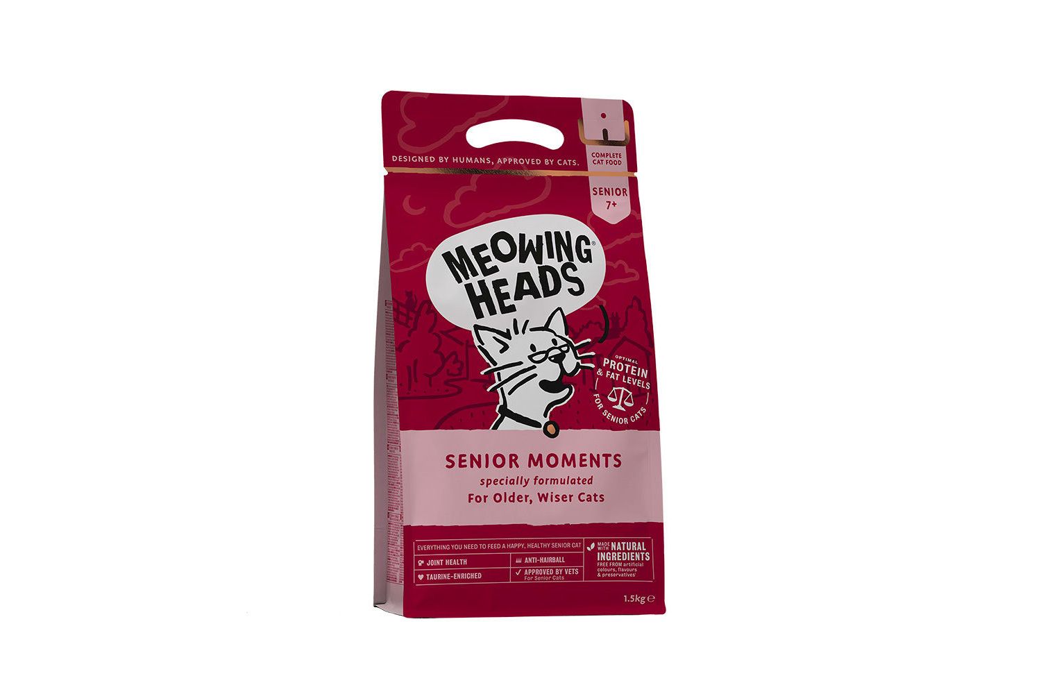  Meowing Heads Senior Moments Dry Cat Food