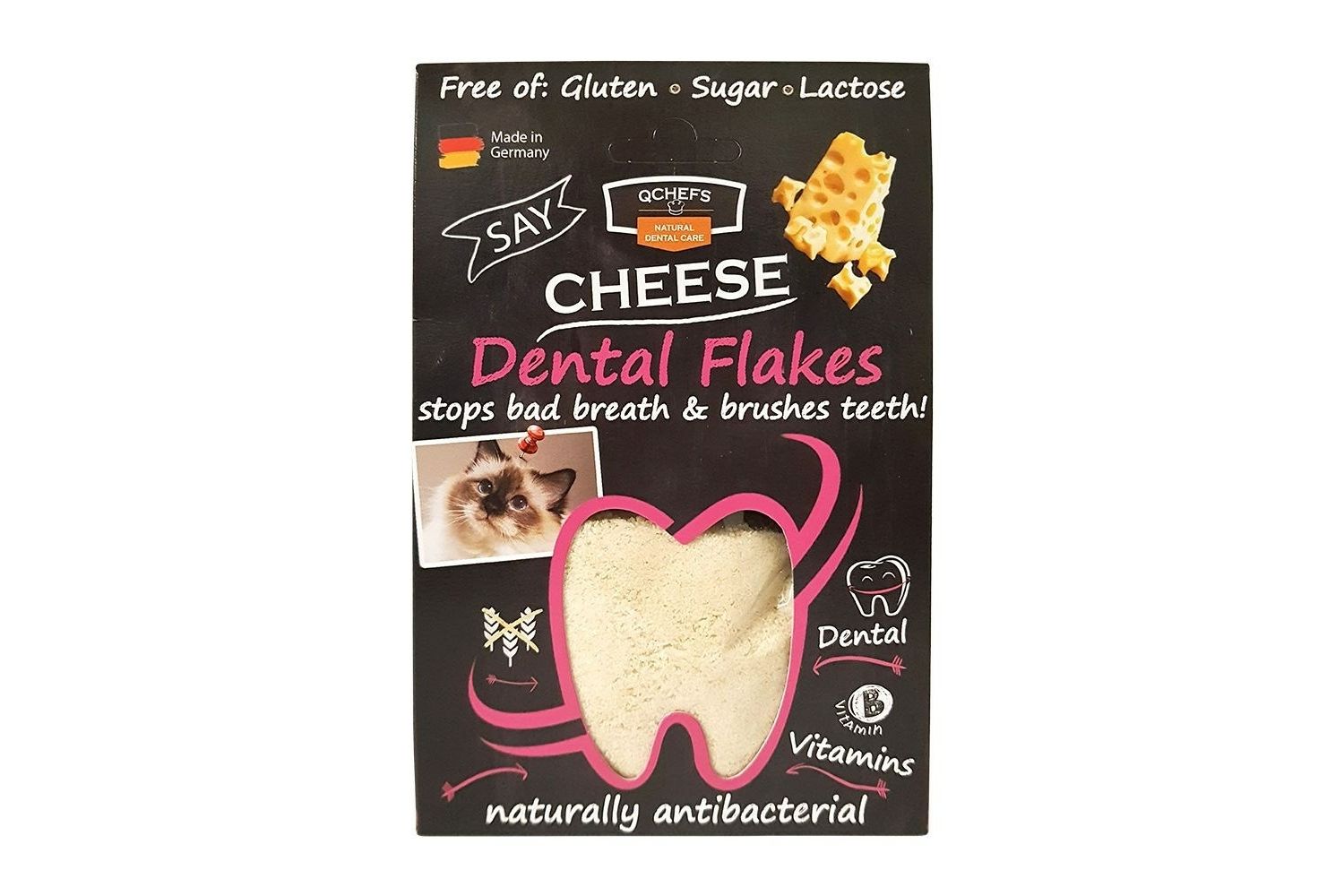  QChefs Cat Dental Flakes