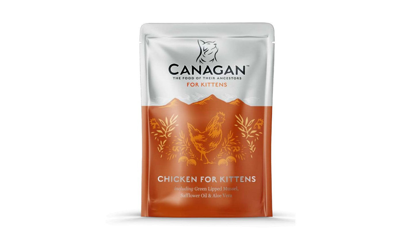  8 X 85g Canagan Chicken For Kittens Wet Cat Food Pouch