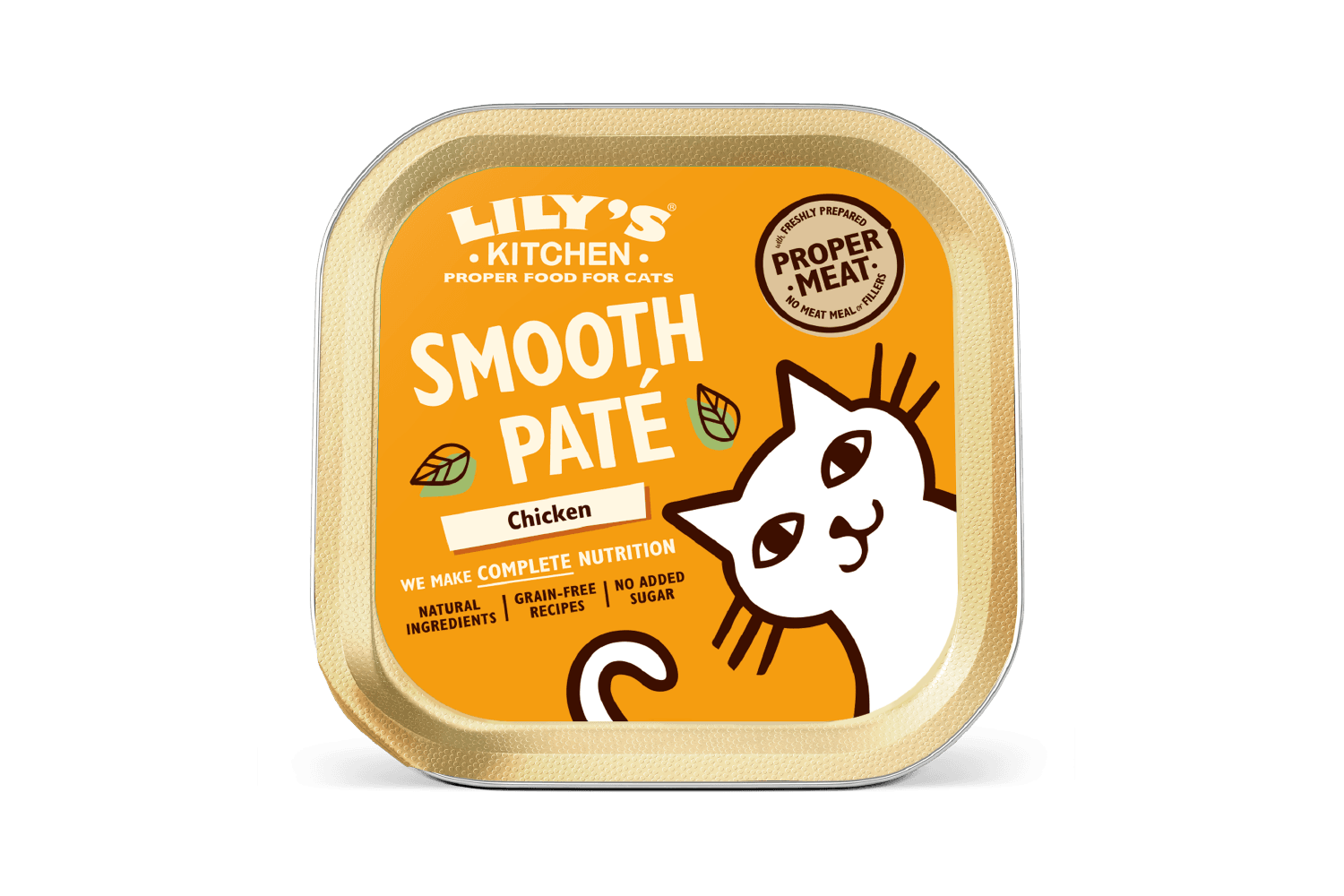  19 X 85g Lily's Kitchen Smooth Pate Chicken Cat Food