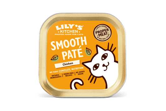  19 X 85g Lily's Kitchen Smooth Pate Chicken Cat Food