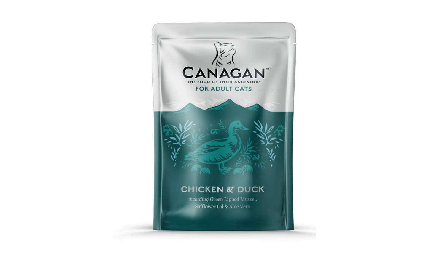  8 X 85g Canagan Chicken & Duck Wet Cat Food Pouches