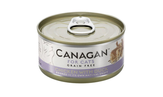  12 X 75g Canagan Chicken With Duck Grain-Free Cat Food