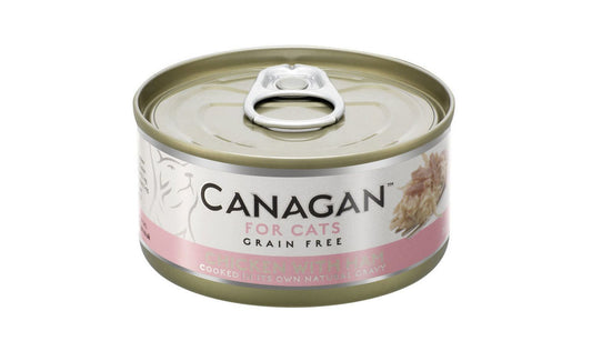 12 X 75g Canagan Chicken With Ham Grain-Free Cat Food