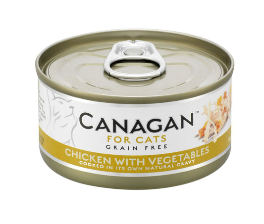  12 X 75g Canagan Chicken With Vegetables Grain-Free Cat Food
