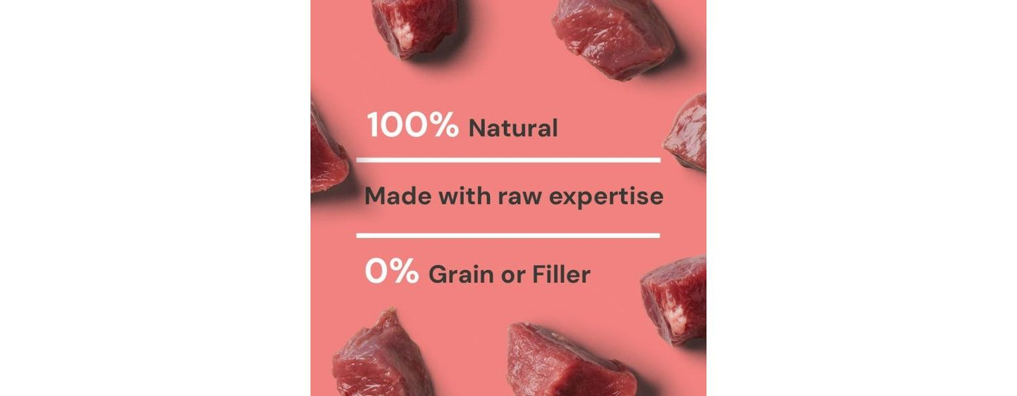 Nutriment Beef Formula Complete Raw Adult Cat Food 500g