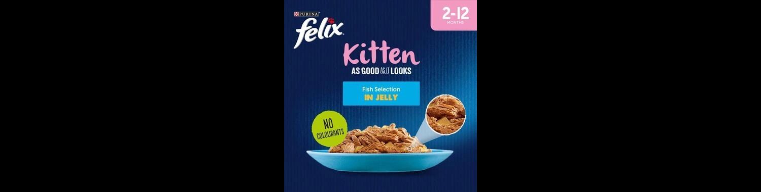  Felix As Good As It Looks Kitten Fish Selection In Jelly Wet Food