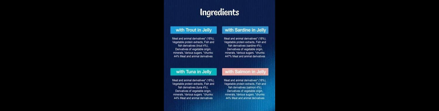  Felix As Good As It Looks Kitten Fish Selection In Jelly Wet Food