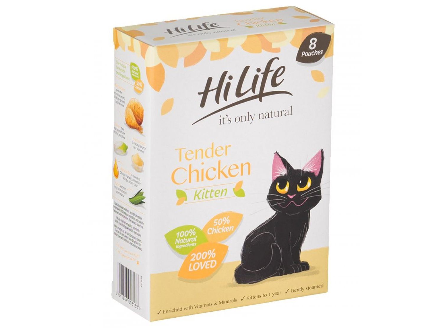  HiLife It's Only Natural Cat Pouch Kitten Tender Chicken