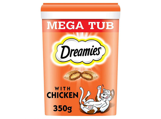  Dreamies Mega Pack Chicken Adult Cat Treat
