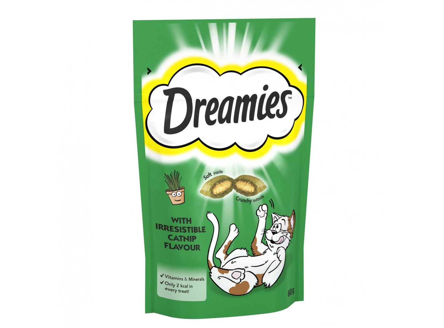  8 X Dreamies With Catnip 60g