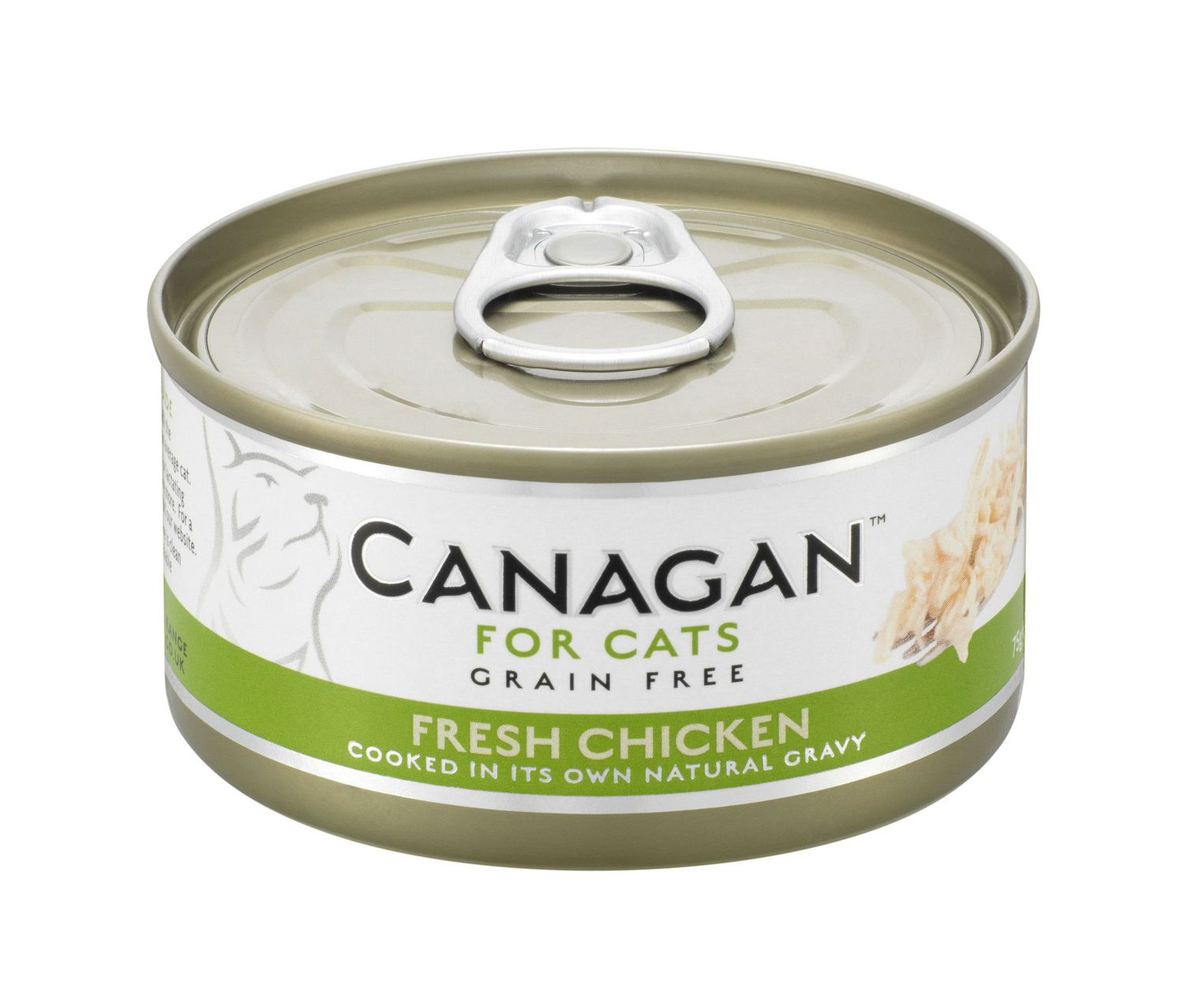  12 X 75g Canagan Free Run Chicken Grain-Free Cat Food