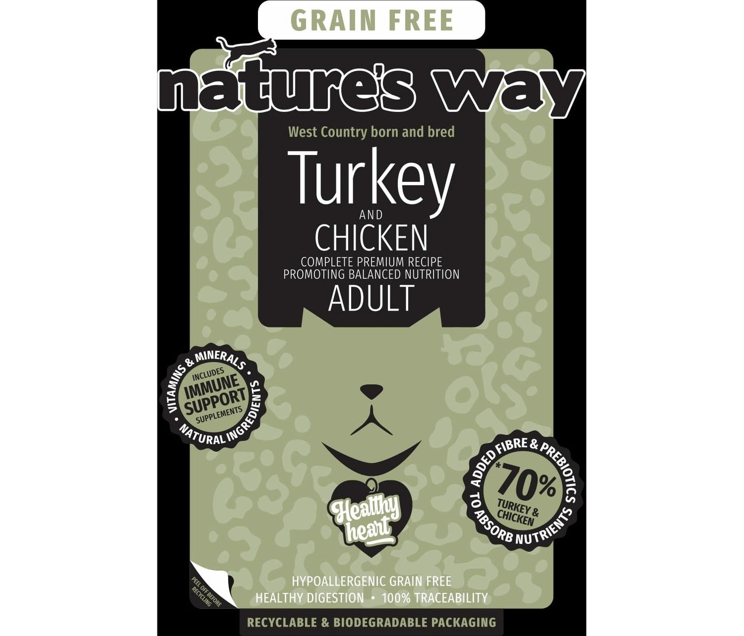  Nature's Way Turkey & Chicken Adult Cat Food