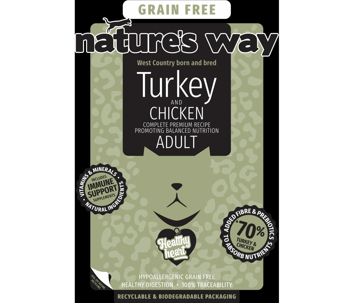  Nature's Way Turkey & Chicken Adult Cat Food
