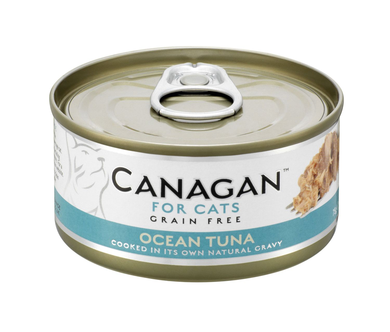  12 X 75g Canagan Ocean Tuna Grain-Free Cat Food