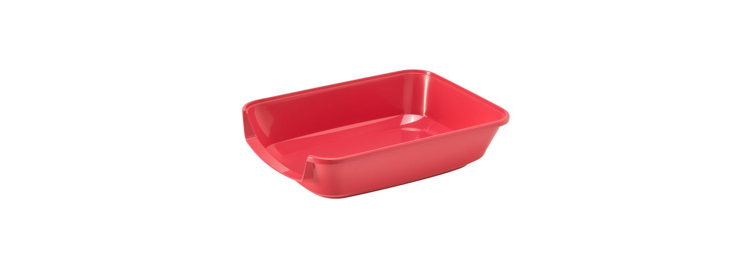  Moderna Maryloo Cat Tray - Small (Spicy Coral)
